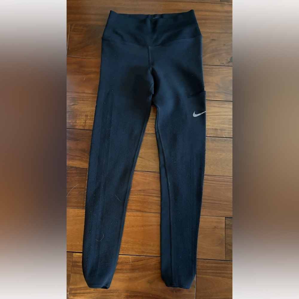 Nike High Rise full length black essential workout leggings